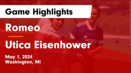 Romeo  vs Utica Eisenhower Game Highlights - May 1, 2024