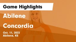 Abilene  vs Concordia  Game Highlights - Oct. 11, 2022