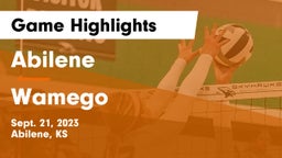 Abilene  vs Wamego  Game Highlights - Sept. 21, 2023
