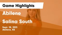 Abilene  vs Salina South  Game Highlights - Sept. 28, 2023