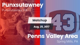 Matchup: Punxsutawney vs. Penns Valley Area  2017
