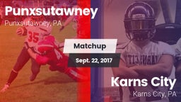 Matchup: Punxsutawney vs. Karns City  2017