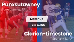 Matchup: Punxsutawney vs. Clarion-Limestone  2017