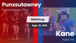 Matchup: Punxsutawney vs. Kane  2018