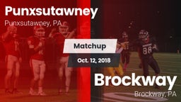 Matchup: Punxsutawney vs. Brockway  2018