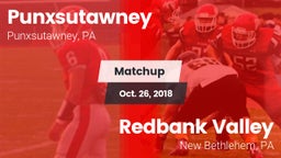 Matchup: Punxsutawney vs. Redbank Valley  2018