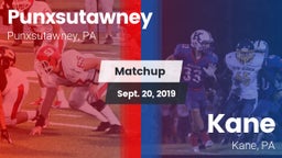 Matchup: Punxsutawney vs. Kane  2019