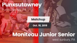 Matchup: Punxsutawney vs. Moniteau Junior Senior  2019