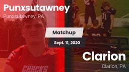 Matchup: Punxsutawney vs. Clarion  2020