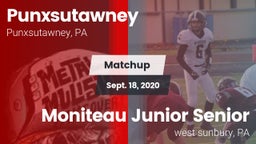 Matchup: Punxsutawney vs. Moniteau Junior Senior  2020