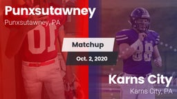 Matchup: Punxsutawney vs. Karns City  2020