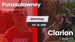 Matchup: Punxsutawney vs. Clarion  2020