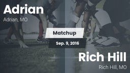 Matchup: Adrian  vs. Rich Hill  2016