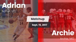Matchup: Adrian  vs. Archie  2017