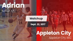 Matchup: Adrian  vs. Appleton City  2017