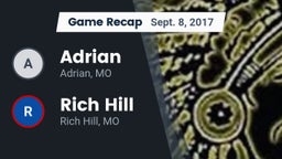 Recap: Adrian  vs. Rich Hill  2017