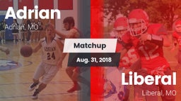 Matchup: Adrian  vs. Liberal  2018