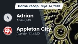 Recap: Adrian  vs. Appleton City  2018