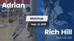 Matchup: Adrian  vs. Rich Hill  2018