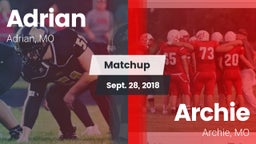 Matchup: Adrian  vs. Archie  2018
