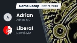 Recap: Adrian  vs. Liberal  2018