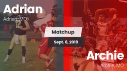 Matchup: Adrian  vs. Archie  2019