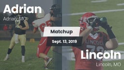 Matchup: Adrian  vs. Lincoln  2019