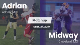 Matchup: Adrian  vs. Midway  2019