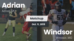 Matchup: Adrian  vs. Windsor  2019