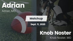 Matchup: Adrian  vs. Knob Noster  2020