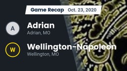 Recap: Adrian  vs. Wellington-Napoleon  2020