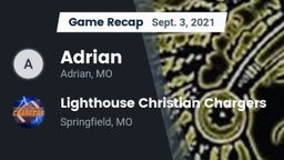 Recap: Adrian  vs. Lighthouse Christian Chargers 2021