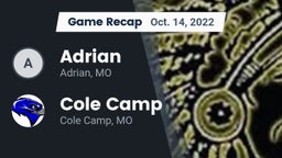 Recap: Adrian  vs. Cole Camp  2022