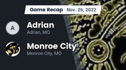 Recap: Adrian  vs. Monroe City  2022