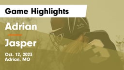 Adrian  vs Jasper  Game Highlights - Oct. 12, 2023
