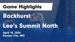 Rockhurst  vs Lee's Summit North Game Highlights - April 18, 2024