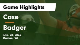 Case  vs Badger  Game Highlights - Jan. 28, 2023