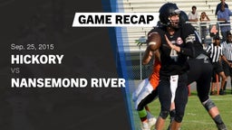 Recap: Hickory  vs. Nansemond River 2015