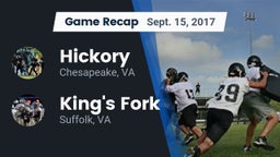Recap: Hickory  vs. King's Fork  2017
