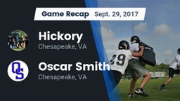 Recap: Hickory  vs. Oscar Smith  2017