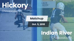 Matchup: Hickory  vs. Indian River  2018