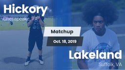 Matchup: Hickory  vs. Lakeland  2019