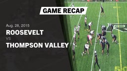 Recap: Roosevelt  vs. Thompson Valley  2015