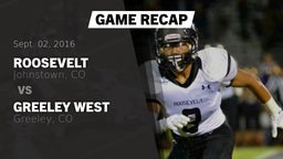 Recap: Roosevelt  vs. Greeley West  2016