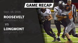 Recap: Roosevelt  vs. Longmont  2016