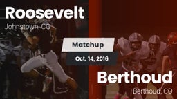 Matchup: Roosevelt High vs. Berthoud  2016