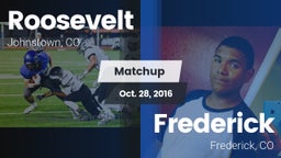 Matchup: Roosevelt High vs. Frederick  2016