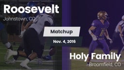 Matchup: Roosevelt High vs. Holy Family  2016