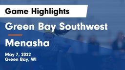 Green Bay Southwest  vs Menasha Game Highlights - May 7, 2022