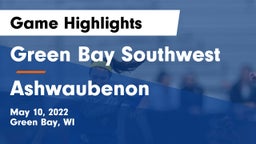 Green Bay Southwest  vs Ashwaubenon  Game Highlights - May 10, 2022